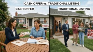 cash offer vs traditional listing