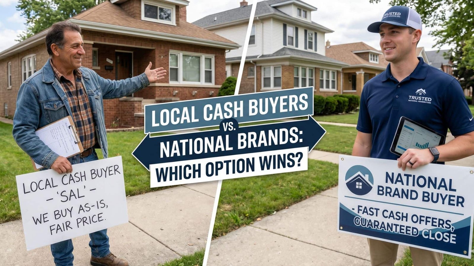 Local cash house buyer vs national cash house buyer