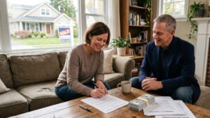 Selling a house during a divorce